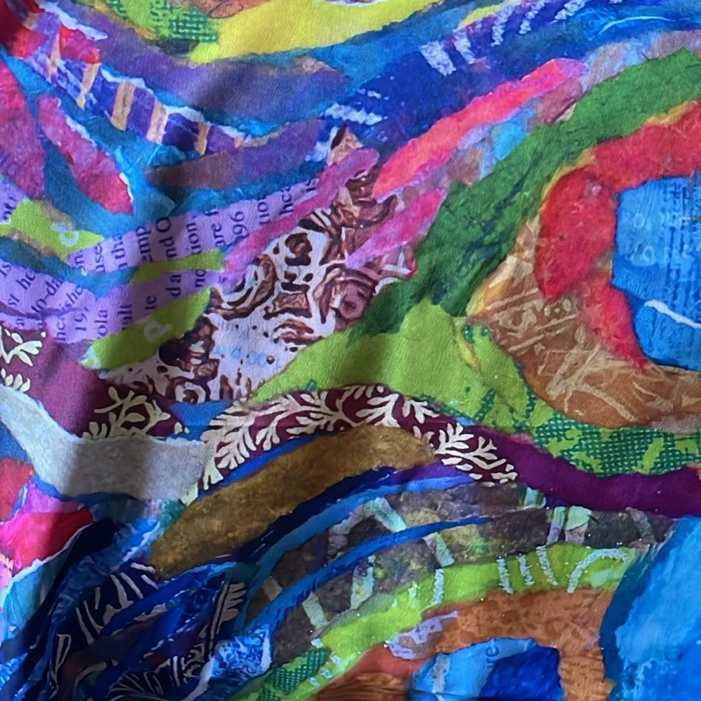 Colorful peacock shower curtain